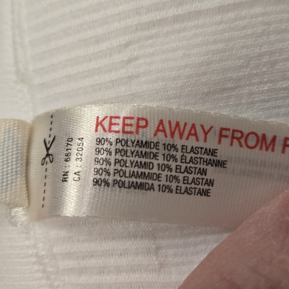 Free People Movement All Clear V Neck Striped Blue White Combo Cami Top - Picture 8 of 8